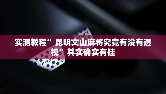 攻略必备“尽欢棋牌开挂透视下载”其实确实有挂
