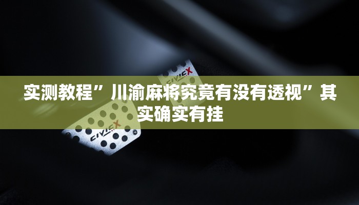 实测教程”人海是不是有挂”(原来确实是有挂)