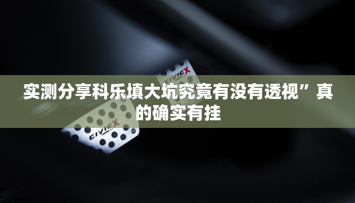 攻略必备“小白大作战究竟有没有透视”真的确实有挂