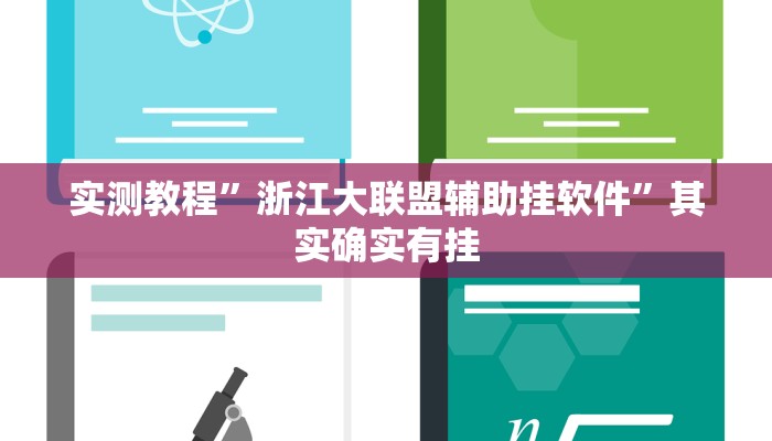 实测教程”浙江大联盟辅助挂软件”其实确实有挂
