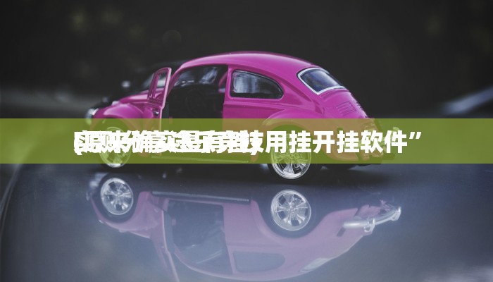 实测分享途乐竞技用挂开挂软件”
(原来确实是有挂)