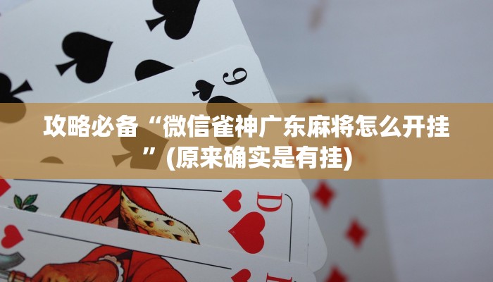 实测分享娱网麻将辅助透视挂软件”其实确实有挂

