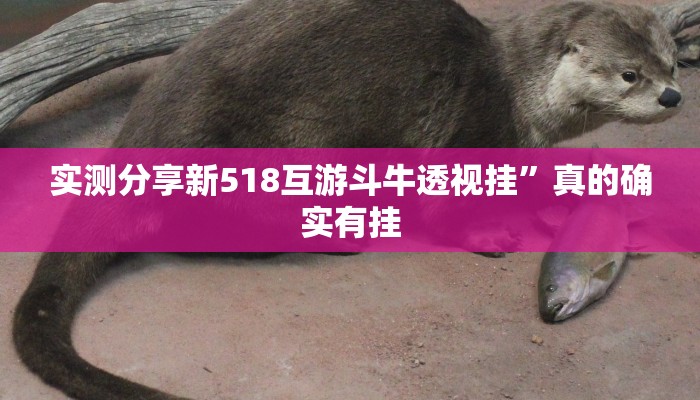 实测分享新518互游斗牛透视挂”真的确实有挂