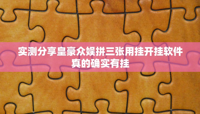 攻略必备“新创游透视软件”其实确实有挂
