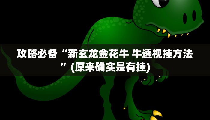 实测分享Ruler有透视吗”真的确实有挂