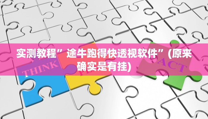 实测教程”369山东麻将透视软件”(原来确实是有挂)