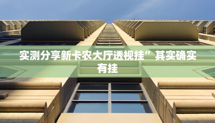 实测教程”小松宿松麻将作弊透视开挂软件”其实确实有挂
