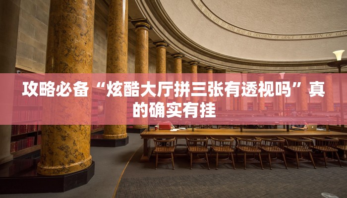 实测教程”天崖麻将作弊透视软件方法”其实确实有挂
