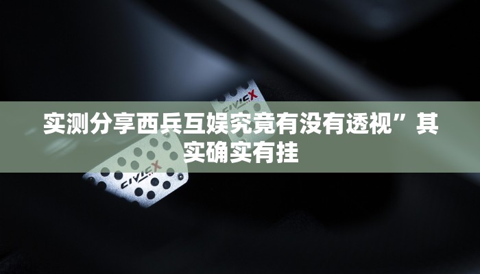 攻略必备“南昌二七王透视挂”其实确实有挂
