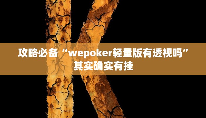 实测教程”湖南跑胡子字牌透视”(原来确实是有挂)