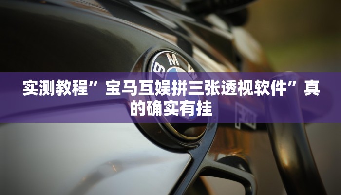 实测教程”丽水都莱开挂透视下载”其实确实有挂

