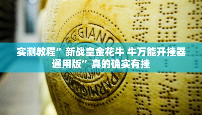 实测教程”新战皇金花牛 牛万能开挂器通用版”真的确实有挂