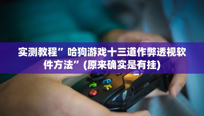 实测教程”吉祥填大坑辅助开挂”真的确实有挂