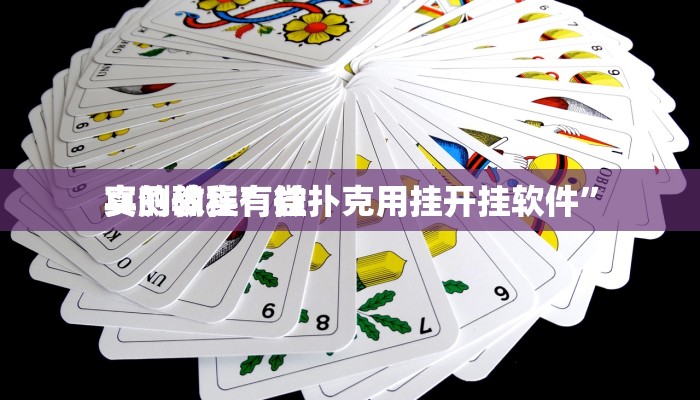 实测教程”浙衢麻将透视”其实确实有挂
