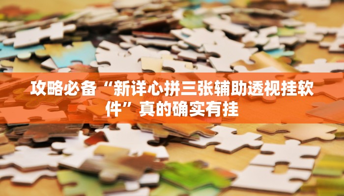 攻略必备“开心十三张透视”(原来确实是有挂)