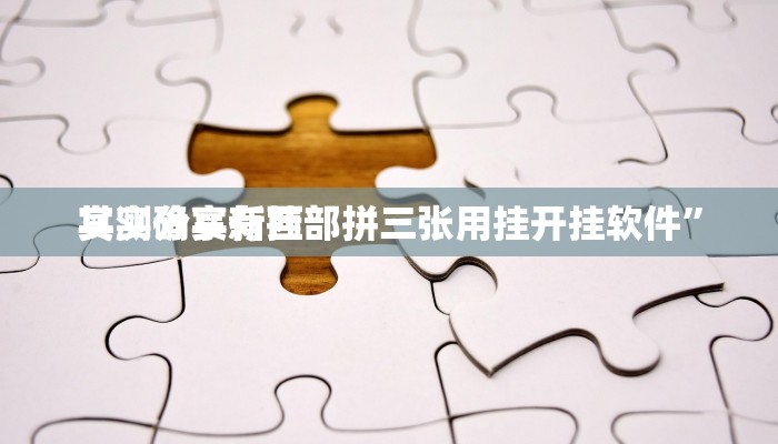 攻略必备“新华棋牌助赢神器”其实确实有挂

