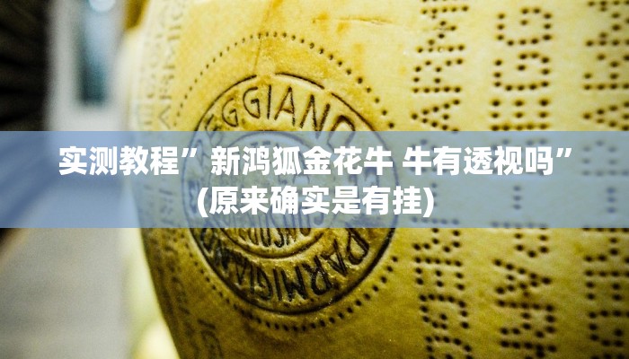 攻略必备“达人十三水有透视吗”(原来确实是有挂)