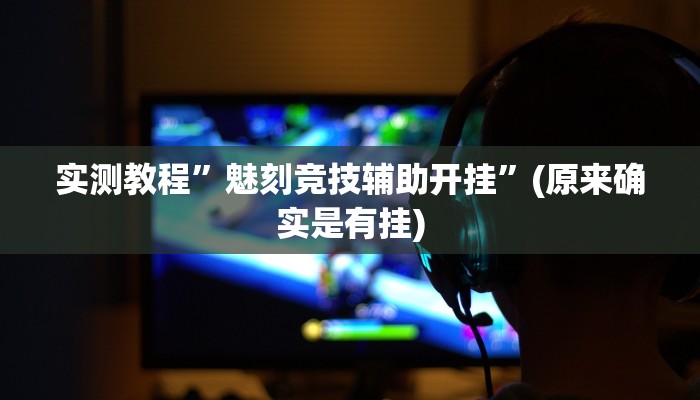 实测教程”魅刻竞技辅助开挂”(原来确实是有挂)