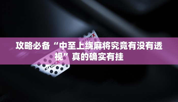 攻略必备“玖天乐游十三水透视挂方法”真的确实有挂