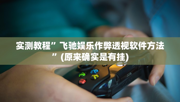 实测分享小旋风透视挂方法”其实确实有挂
