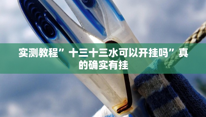 实测教程”微信小程序麻将用挂开挂软件”
其实确实有挂
