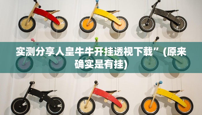 实测教程”牛魔王大厅辅助挂软件”(原来确实是有挂)