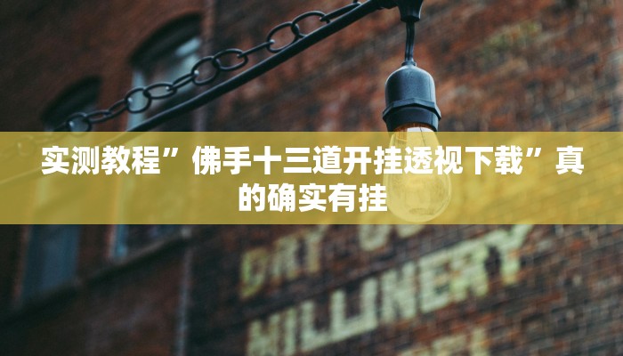 实测教程”莲花打炸弹透视挂”(原来确实是有挂)