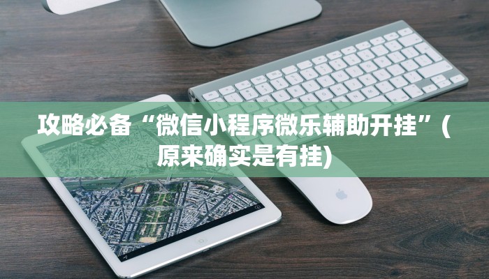 攻略必备“微信小程序微乐辅助开挂”(原来确实是有挂)