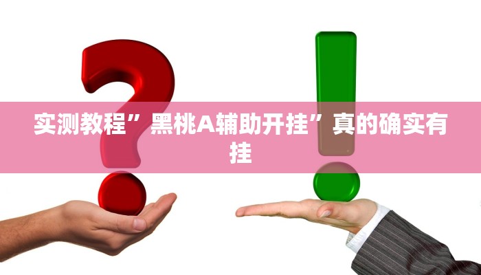 实测教程”黑桃A辅助开挂”真的确实有挂