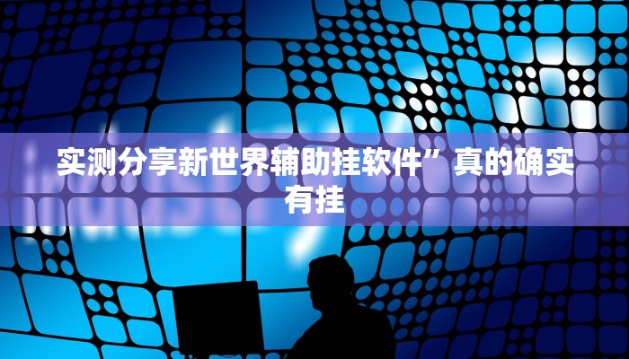 实测分享新世界辅助挂软件”真的确实有挂