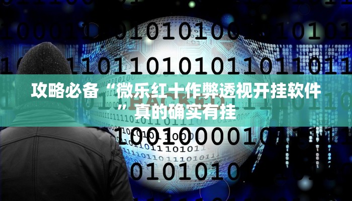 攻略必备“微乐红十作弊透视开挂软件”真的确实有挂