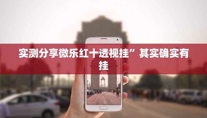 实测分享微乐红十透视挂”其实确实有挂
