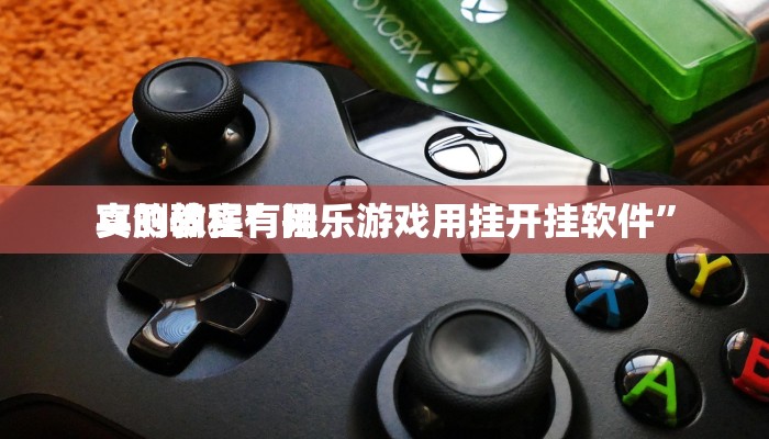 实测教程”闲乐游戏用挂开挂软件”
真的确实有挂