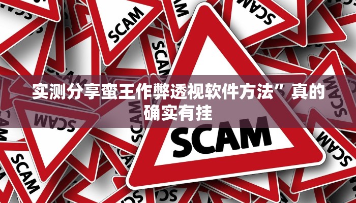 实测分享蛮王作弊透视软件方法”真的确实有挂
