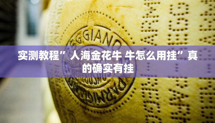 实测教程”人海金花牛 牛怎么用挂”真的确实有挂