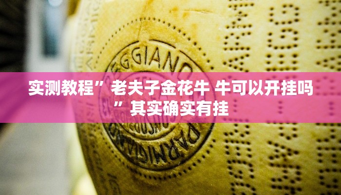 实测教程”老夫子金花牛 牛可以开挂吗”其实确实有挂
