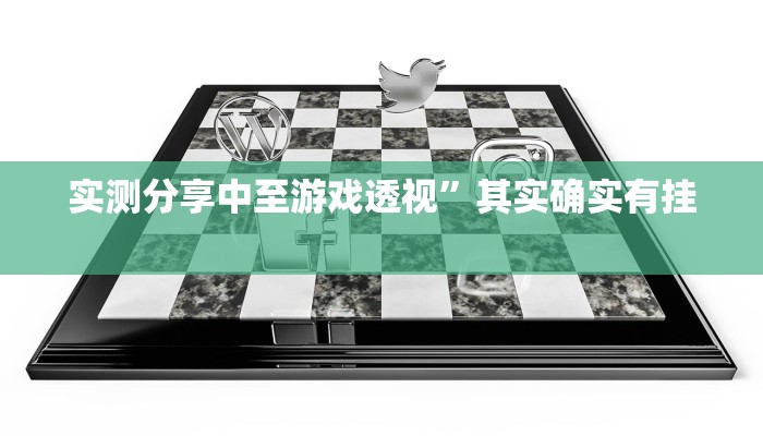 实测分享中至游戏透视”其实确实有挂
