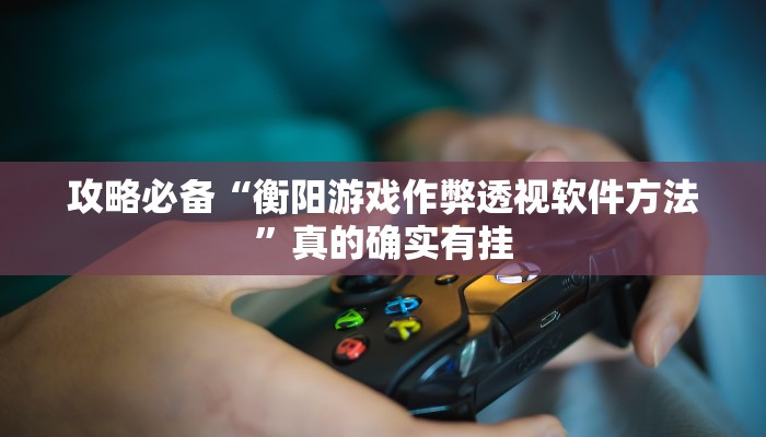 攻略必备“衡阳游戏作弊透视软件方法”真的确实有挂