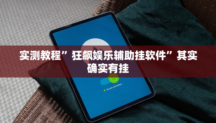 实测教程”狂飙娱乐辅助挂软件”其实确实有挂
