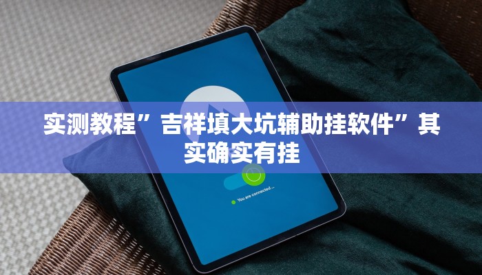 实测教程”吉祥填大坑辅助挂软件”其实确实有挂
