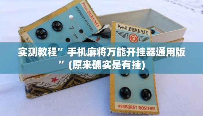 实测教程”手机麻将万能开挂器通用版”(原来确实是有挂)