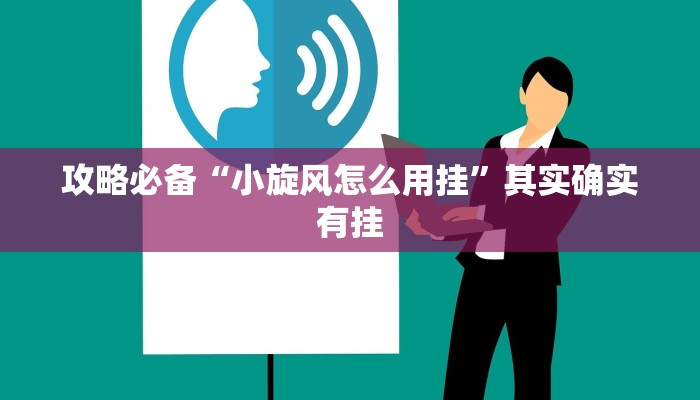 攻略必备“小旋风怎么用挂”其实确实有挂
