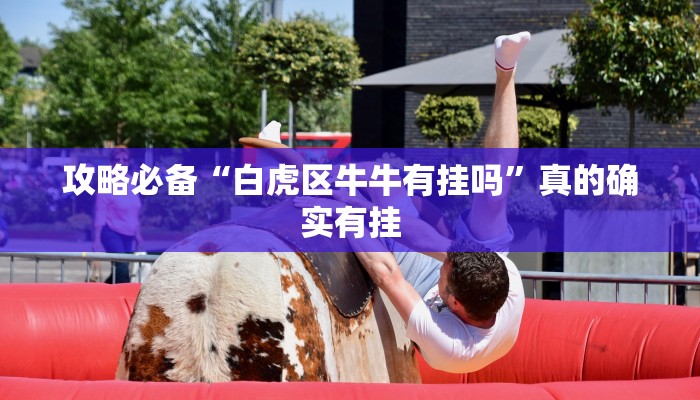攻略必备“白虎区牛牛有挂吗”真的确实有挂