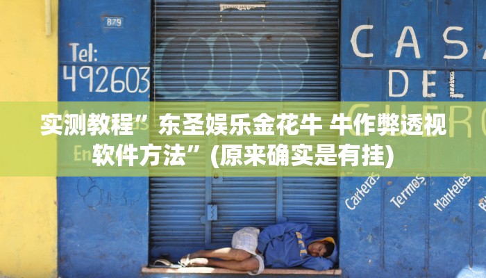 实测教程”东圣娱乐金花牛 牛作弊透视软件方法”(原来确实是有挂)