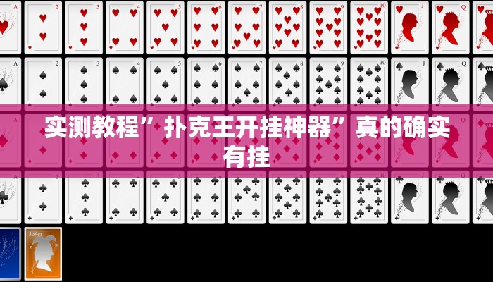 实测教程”扑克王开挂神器”真的确实有挂