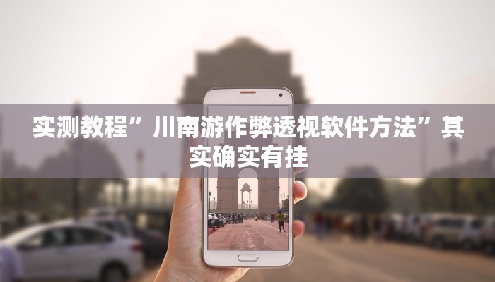 实测教程”川南游作弊透视软件方法”其实确实有挂
