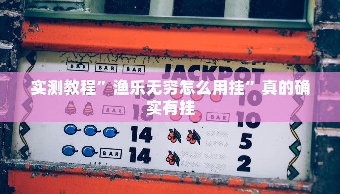 实测教程”渔乐无穷怎么用挂”真的确实有挂