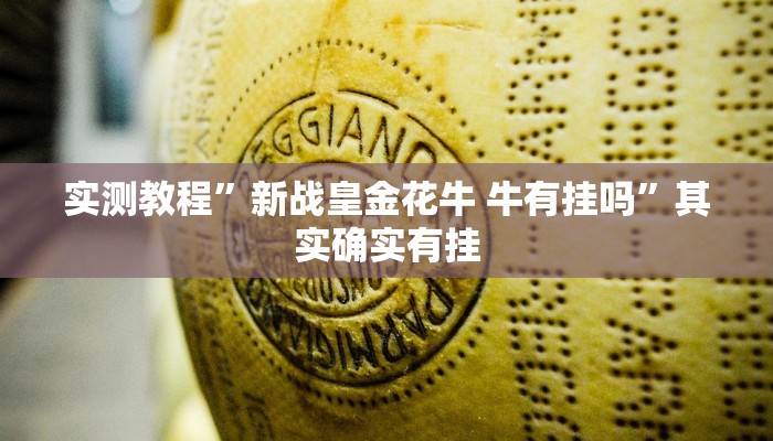 攻略必备“新九游金花透视挂”其实确实有挂
