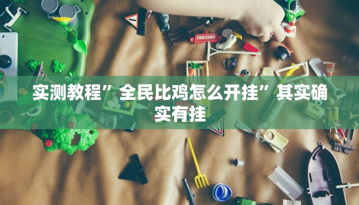 实测教程”全民比鸡怎么开挂”其实确实有挂
