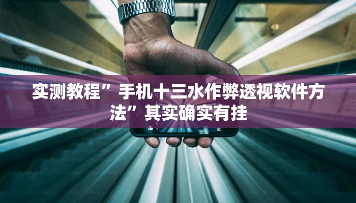 实测教程”手机十三水作弊透视软件方法”其实确实有挂
